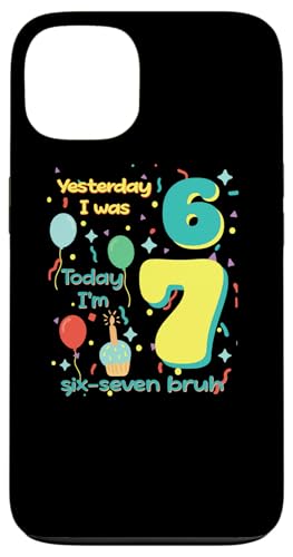 ̂6 傤7 Six Seven Bruh ~[ TVc o[Xf[ Gen Z Alpha X}zP[X iPhone 13 p