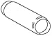 Moen 96217 Wall tube, Chrome