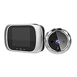 Splenssy Mirillas Digitales para Puerta con Pantalla LCD de 2,8 Pulgadas, Visión Nocturna, Vigilancia Digital de la Puerta para la Seguridad Del Hogar