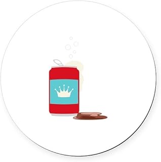 CafePress Soda Can 5.5" Round Car Magnet Magnetic Bumper Display