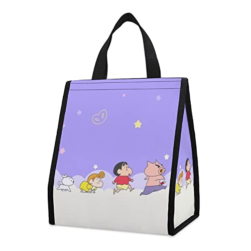 クレヨンしんちゃん ランチバッグ 保冷 保温 折りたたみ 子供用 お弁当 巾着袋 保冷バッグ サーモス 防水 軽量 通勤 通学 がま口 ランチバッグ おしゃれ