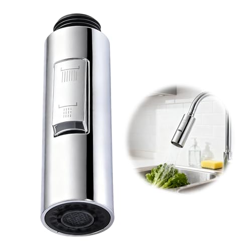 Miniatura 7 de Jetstream Cabezal De Grifo Cocina 2 Modos, Alcachofa De Grifo Extraíble Para Cocina, Alcachofa Grifo Cocina Extraíble, Compatible Con Duchas De Baño, Lavabos, Jardines Y Restaurantes
