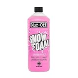 Muc-Off Snow Foam, 1 l - Schiuma Attiva Auto, Moto e Bici Biodegradabile per Prelavaggio Auto di Alta Qualità -Fragranza Cranberry Crush