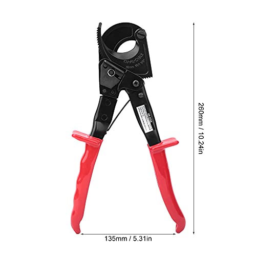 Cortador de cables HCS con trinquete para cortar aluminio sin deformar 3