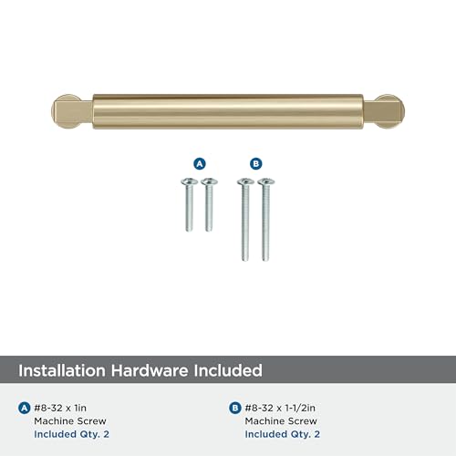 Amerock Balon 5-1/16 inch (128mm) Center-to-Center Golden Champagne Cabinet Pull, BP37484BBZ by Amerock - Image 4
