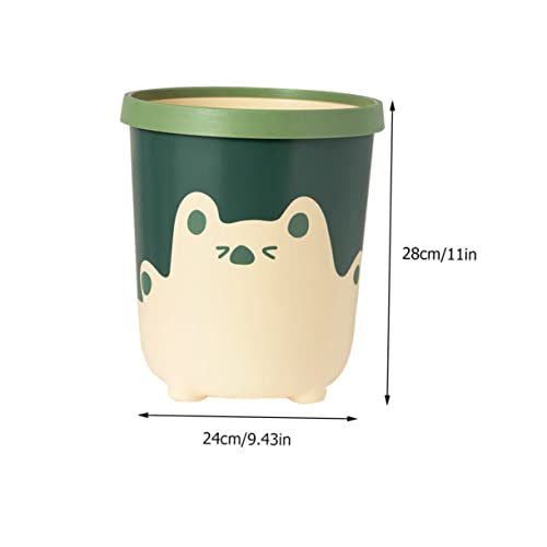 Caneca de basura rectangular de plástico 1 pieza miniatura 2