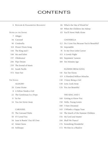 The Rodgers and Hammerstein Collection | Piano Vocal Guitar Songbook with 70 Broadway Hits from 11 Musicals | Classic Musical Sheet Music Book for Singers and Pianists - Image 3