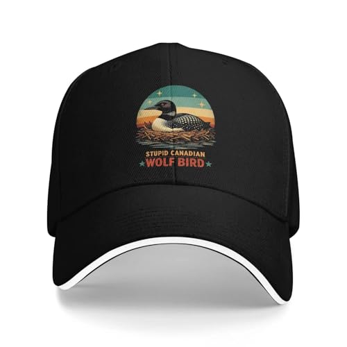 Casquette de camionneur personnalisée DIY en coton respirant style loon humor