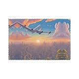 Hechos de fibra de poliéster de alta calidad (poliéster), estos hermosos manteles individuales de WHJSHOP son gruesos, resistentes y resistentes al desgaste, asegurando durabilidad y uso duradero en cualquier comedor.