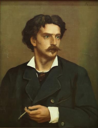 Cuadro pintura al óleo impreso de Feuerbach, elegancia artística en 60x90cm