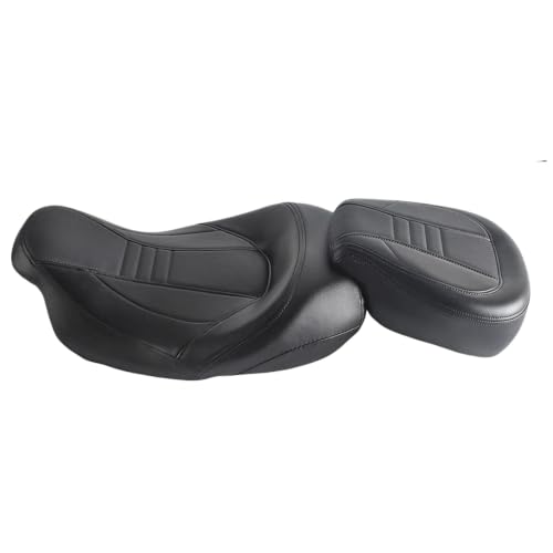 Sillín 2-Up para motocicleta Road King y Street Glide asiento doble negro