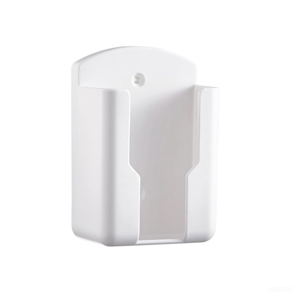 Porta Telecomando Da Parete MYUBWTF – Adesivo, Per Telecomandi TV, Cellulari, Oggetti Piccoli, Bianco