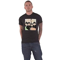 Rock Off officially licensed products Men’s Beatles Beatles for Sale Album Cover T-Shirt Black - Les Beatles, Paul McCartney, John Lennon, RIngo Starr, George Harrison