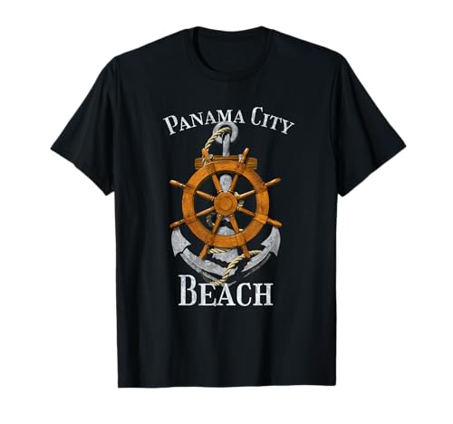 Panama City Beach Florida Vacation nautique Ancre marine T-Shirt