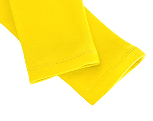 Image of Lilax Girls' Basic Solid Full Length Cotton Soft Leggings