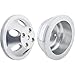Small Block Fits Chevy Aluminum Single Groove Pulley Set, Long Pump