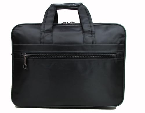 Bolsa Pasta Notebook Executiva Alça Tiracolo de Ombro Nylon Masculina Feminina (Preto)