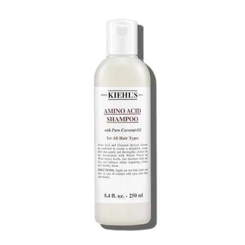 Kiehl's Amino Acid Shampoo, with Amino Acids and Coconut Oil to Clarify and Cleanse, Suitable for All Hair Types