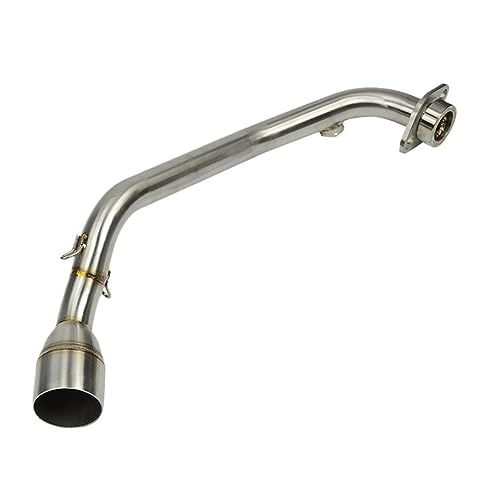 VCLUST Escape Motocicleta Tubo Enlace Medio Delantero Escape Moto De Acero Inoxidable para Yamaha para SMAX155 FORCE155 Silenciador de Escape