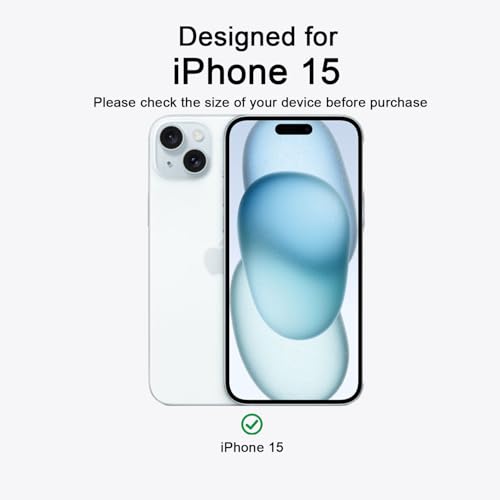 Image of iPhone 15 Case Silicone,Soft Microfiber Lining(Charcoal Gray)