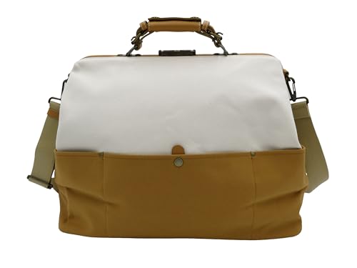 Two-Tone Fashionable Canvas Dareth Boston Bag3