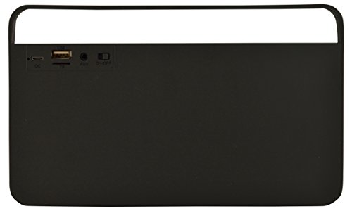 HS456 Portable Bluetooth Fabric Speaker V4.0 with Dual 10W Drivers, and Enhanced Bass, Hands-Free Calling for Smartphone, TV (Black)