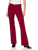 Corduroy Stretch Wrangler Womens Flare Corduroy Pants, Rumba RED, 30/32