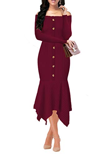long bodycon sweater dress