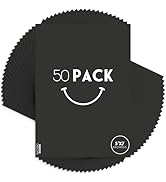 Golden State Art, 5x7 Uncut Photo Mat Matboard - Black Uncut Mats for DIY Projects, Presentation ...
