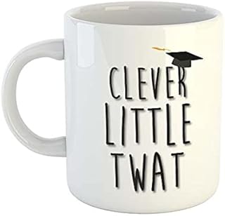 Clever Little Twat Mug | Rude Mugs | Offensive Mugs | Novelty Mugs | Student Mugs | Exams Mugs | Graduation Gift | Novelty Gifts