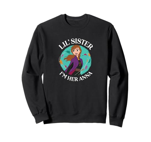 Sweatshirt Frozen Anna Disney vêtement petite sœur en coton rose confortable
