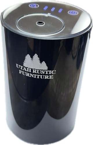 Car Cup Holder or Office USB Oil Fragrence Diffuser - Water Free- Works with Utah Scent Collection 1/3 Oz Bottles- Included Pine Musk