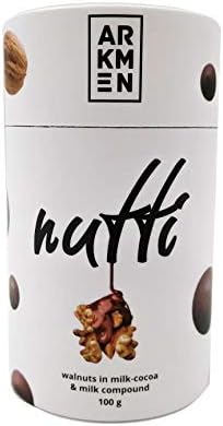 Arkmen Nutti Walnuts in Milk Chocolate - 100g