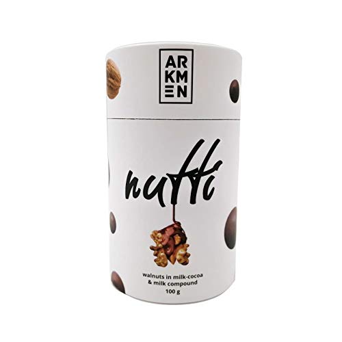 Arkmen Nutti Walnuts in Milk Chocolate - 100g