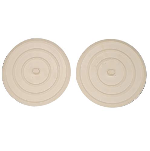 Tapones de goma para desagüe plano 2 piezas miniatura 2