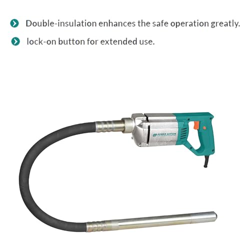 Image of Sulfar Power Action CV1000 Concrete Vibrator Input Power 1000W 220-240V, 50Hz No Load Speed 4000 /min Concrete Vibrator 35mmx1.5mm (CV1000)