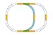 PIKO G SCALE MODEL TRAINS - DOUBLE OVAL TRACK EXPANSION SET - 35302