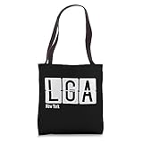 New York LGA Airport Code Tote Bag