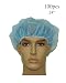 100 PCS--24", BLUE Disposable Bouffant Caps, Spun-Bounded Poly, Hair Head Cover Net, Non-Woven, Medical, Labs, Nurse, Tattoo, Food Service, Health, Hospital--Starryshine Alcohol Pads Included