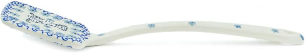 Polmedia Polish Pottery Spatula - Dalmatian Delight Pattern Handmade in Boleslawiec Poland by Ceramika Artystyczna + Certificate of Authenticity