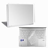 uconsmimo Laptop Case Set for ASUS Zenbook 14 (2025) 14 inch Scratch-Resistant & Drop-Resistant Hard Shell Frosted Transparent​ Protective Cover + Keyboard Cover