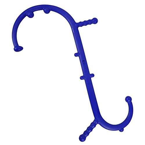 Massage Trigger Point Cane, Body Deep Tissue, Handheld Back, Neck, Shoulder, Leg And Feet Massager Rod, Muscle Release Tool Self Massage Hook Cane For Women & Men, Blue #TOP7