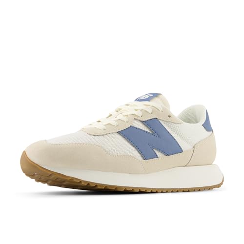 New Balance Men's 237 V1 Sneaker, Sea Salt/Shoreline Blue...
