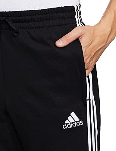 Image of AdidaSMediumall Mediumen Cotton Medium 3SMediumall SMediumallJ TO PT , SMediumallportSMediumall Track Pant , BLACK /WHITE , X-Large