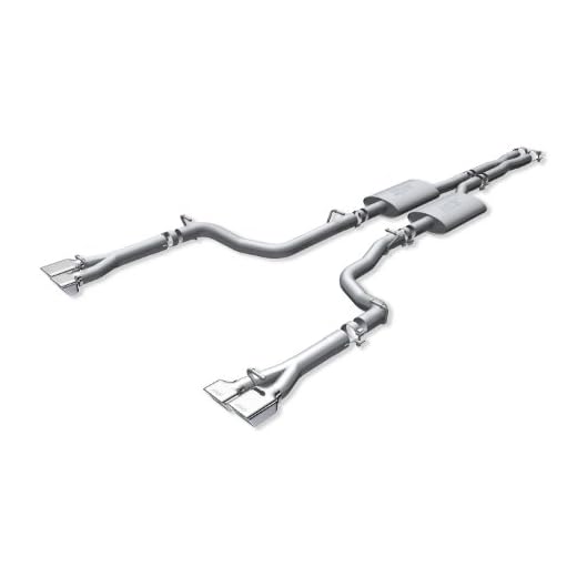 BORLA 140286 Cat-Back Performance Exhaust System for 2008-2010 Dodge Challenger SRT-8 6.1L V8 Automatic/Manual Transmission Rear Wheel Drive Coupe.