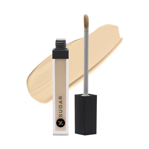 SUGAR Cosmetics Magic Wand Waterproof Concealer - 07 Vanilla (Latte Fair, Golden Undertone) Full Coverage Waterproof Longwear Formula