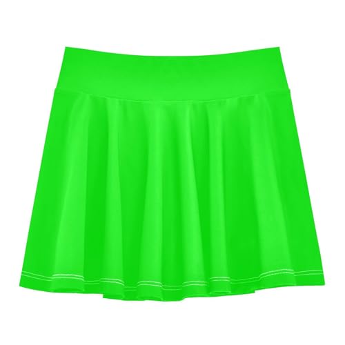Yuiboo Lime Green Girls Tennis Skorts with Shorts Scort Skirt for Toddler Girl Kids Skort2