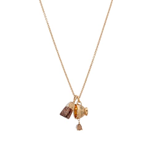 Alex and Ani Spill the Tea Cup & Tea Bag Charm Pendant Necklace
