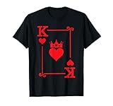 King Hearts Card Costume - Playing Cards - King of Hearts T-Shirt