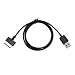 3.3ft USB 3.0 to 40 Pin Data Sync Charger Charge Cable for Asus Eee Pad Transformer TF101 TF201 TF700T ME171 SL101 TF300 TF300T Slider SL300(Black)